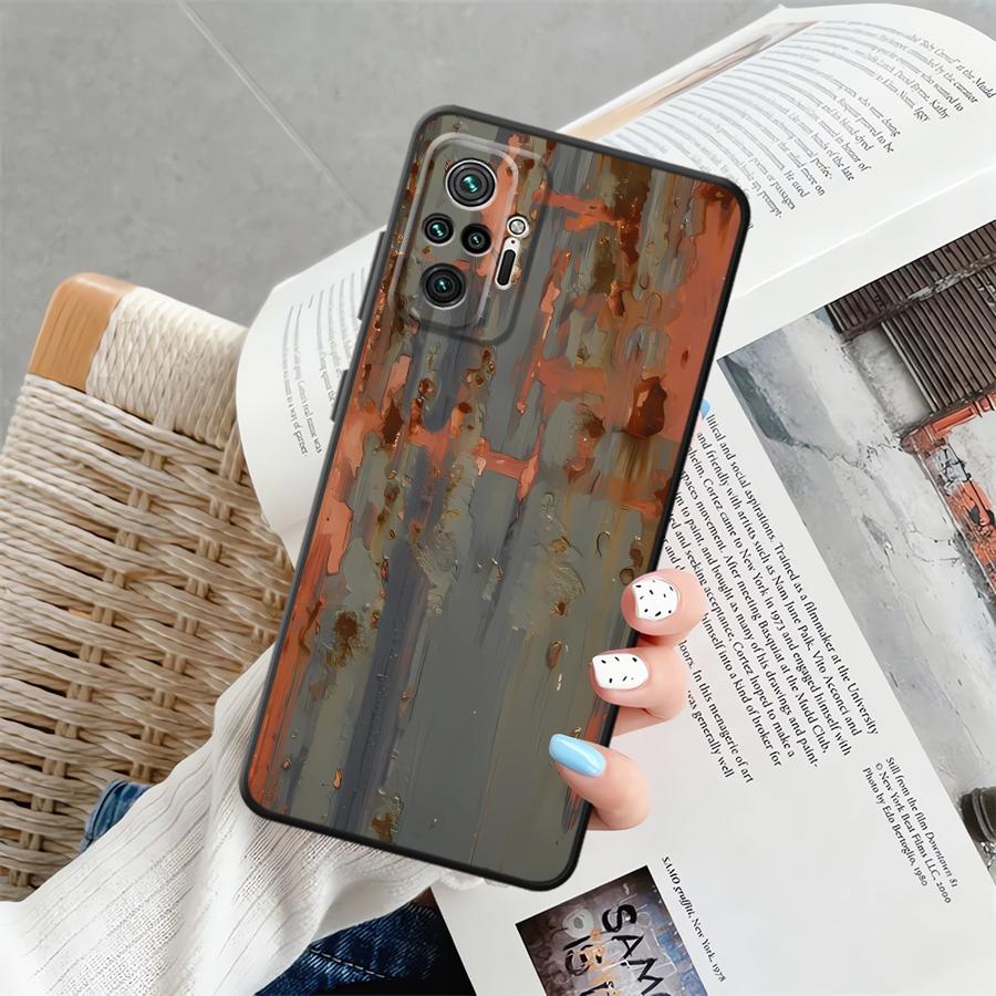 Retro Rust Marks Case for Xiaomi Redmi Note 11S 10S 12S 10 9 8 Pro 11 13 12 Pro Plus 9s Funda Phone Cover