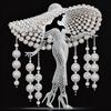 5D DIY Teilweise Speziell Geformter Bohrer Diamant Malerei Set Elegante Dame Dekoration