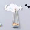 Creative Small Fresh Cloud Moon Traceless Hook Wall Mounted Living Room Key Bag Plastic Storage Rack Bathroom Towel Storage Hook