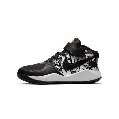 Team Hustle D 9 Flyease Mid-Top Basketball Shoes Kids Sneakers Black CQ4868-001