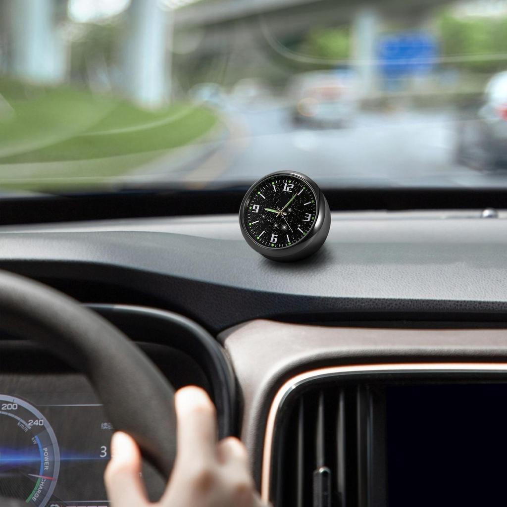 Zegarek na deskę rozdzielczą Świecące akcesoria Przyklejane do kratki nawiewu deski rozdzielczej Zegarek na deskę rozdzielczą Na podróż Jazdę do pracy Wycieczki Mężczyźni Kobiety Kierowcy