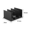 Yamazaki Adjustable Width Bag Tower Bag Prevents Bag 10617 (Yamazaki Industries) Stand, Black, W31.5×D24×H18.3cm, Series, Storage, Deformation,