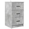 Nachttisch Betongrau 38 x 38 x 66 cm Spanplatte