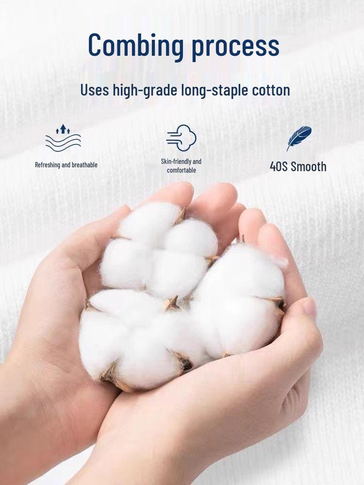 Unisex Heavyweight 300g Cotton Crew Neck Solid Color T-Shirt