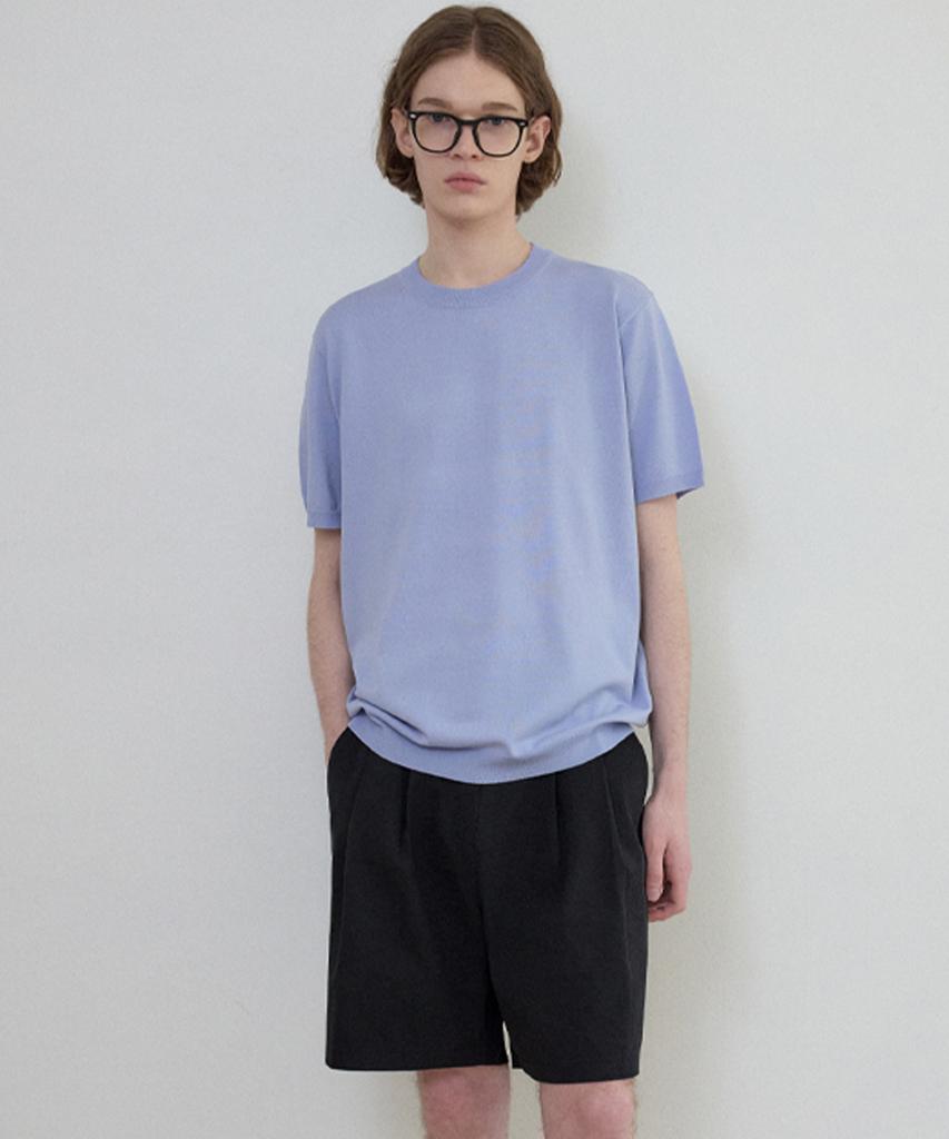Wednesday Oasis Pure Cotton Double-Pleat Shorts_Black(W25-Pt03)