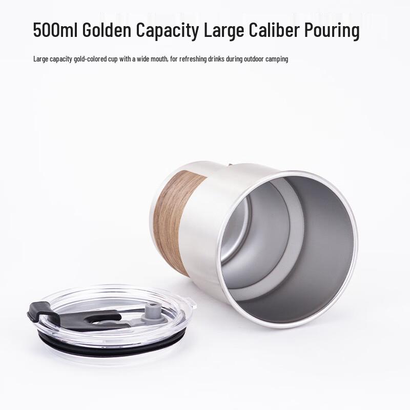Portable Stainless Steel Anti-scald Camping Mug