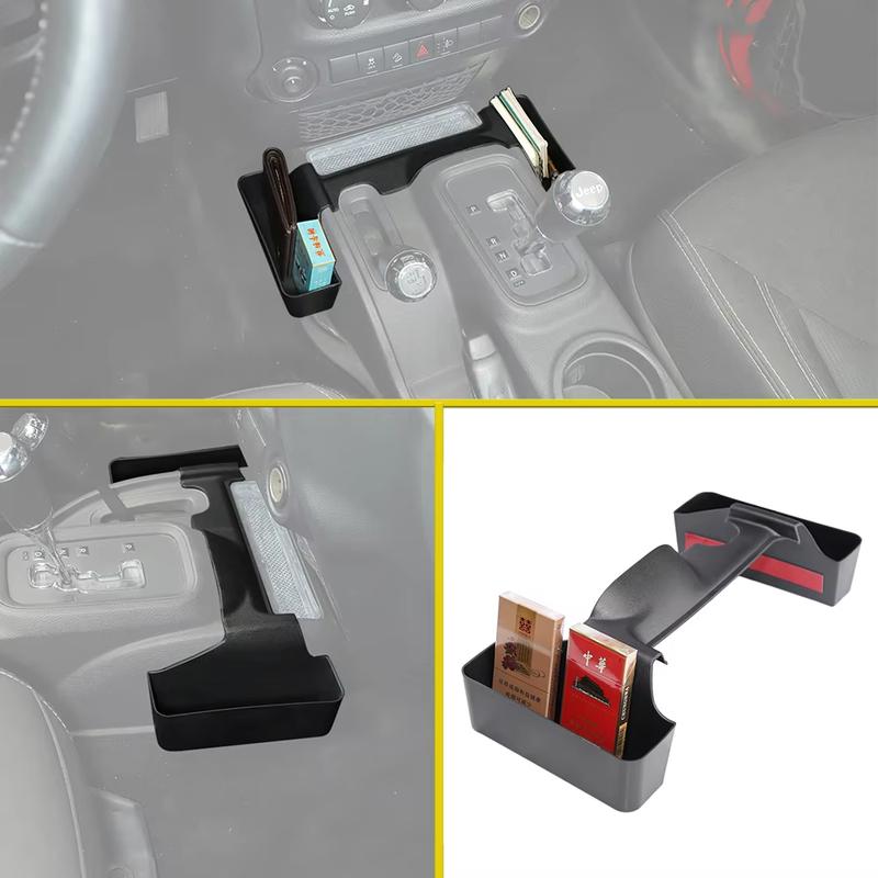 Gear Shift Side Organizer Tray for Jeep Wrangler JK Rubicon 2011-2017 Center Control Storage Tidying Car Interior Accessories