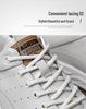 Chaussures de skate homme automne 2025 en cuir respirant - Baskets décontractées à lacets polyvalentes