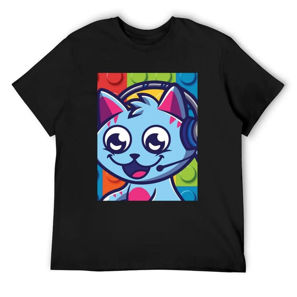 Gravycatman Gaming Kinder Muster T-Shirt Anime Shirt Anime T-Shirt個人 T-Shirts für Männer