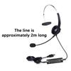 Corded Headphone Business Headset Noise Reduction Microphone Soft Earmuff Office Call Center Headset with Microphone
