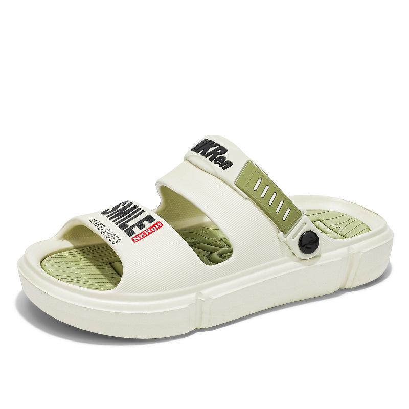 

Men s Dual-Use Thick-Soled Non-Slip Summer Flip-Flops for Indoor & Outdoor Wear 43/44 зелёный