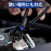 WORKPRO Mini Adjustable 108mm Overall Construction Wrench Adjustment Phosphate Treatment Pliers, Wrench, Wrench, Approx. Length, Spanner, CR-V Pliers,