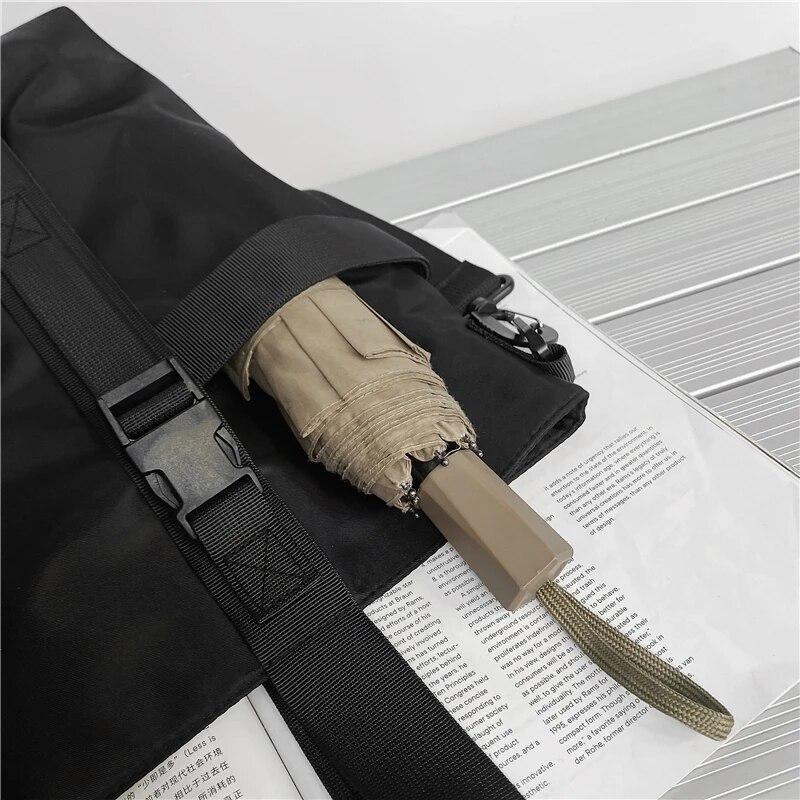 Waterproof Women Travel Handbag Large Capacity Ladies Messenger Bag Solid Color Female Crossbody Nylon Shoulder Bag Women