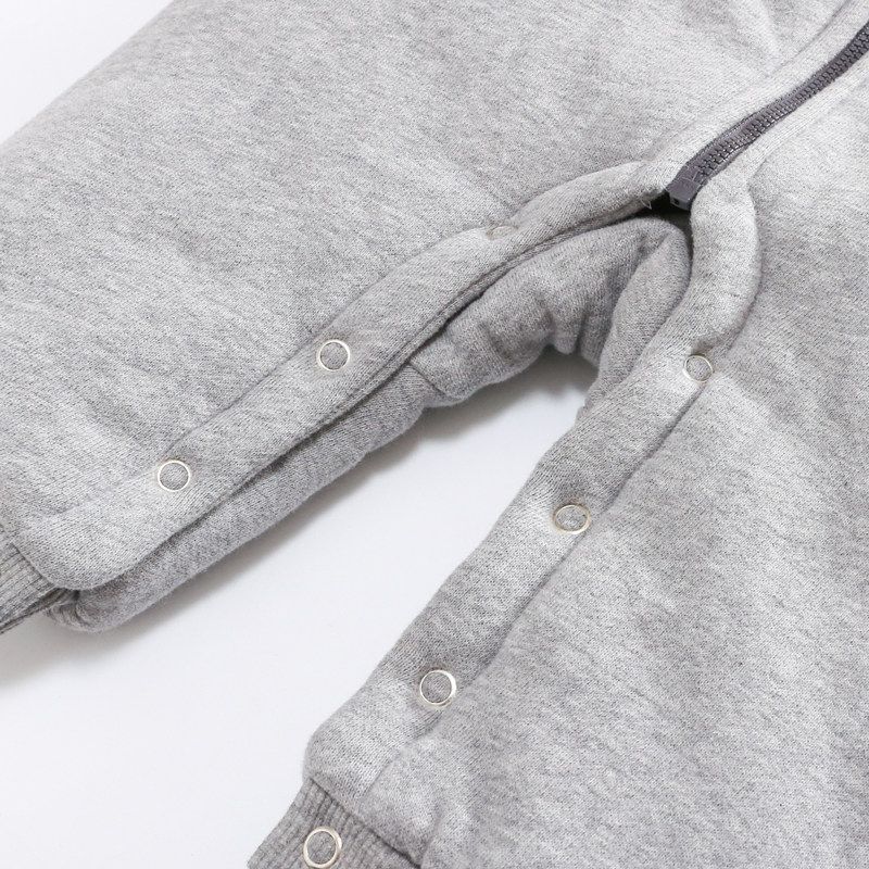 Tongtai Thickened Cotton Jumpsuit for Boys and Girls, Winter Outdoor Cotton Romper, One-Piece Clothing