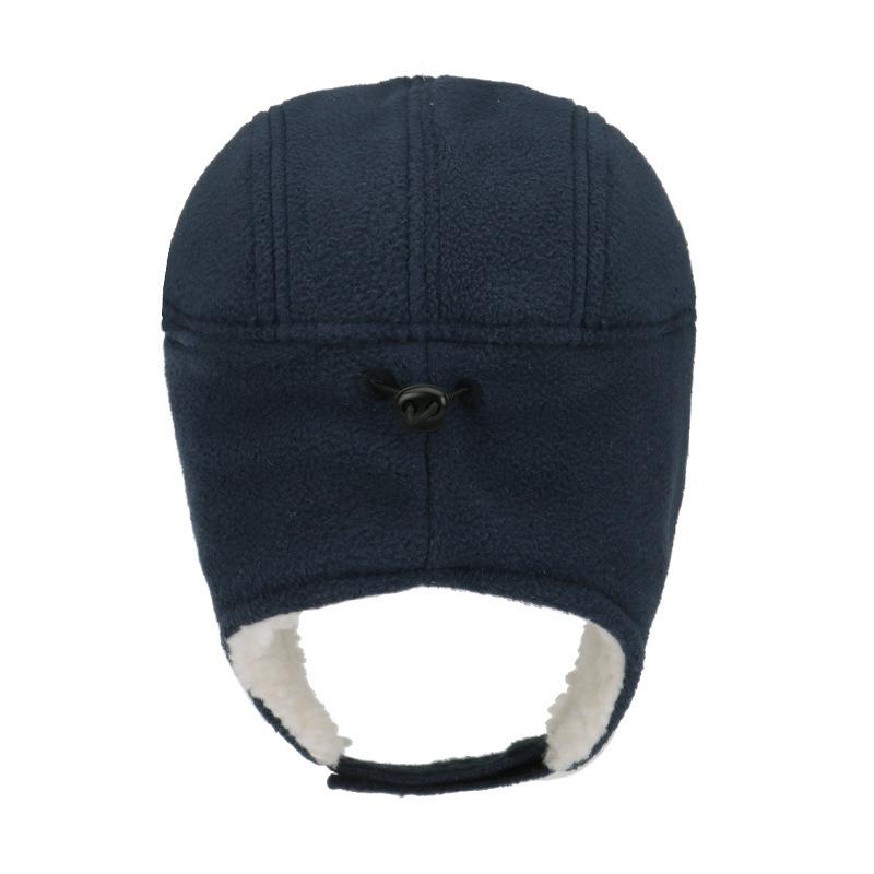 Winter New Boys and Girls Outdoor Skiing Windproof Thickened Lamb Wool Children's Ear Caps Thermal Cap