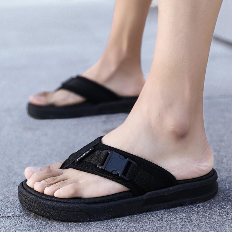 

Новые модные шлепанцы для пары, черные тапочки, домашние и уличные нескользящие повседневные сандалии, мужские и женские тапочки