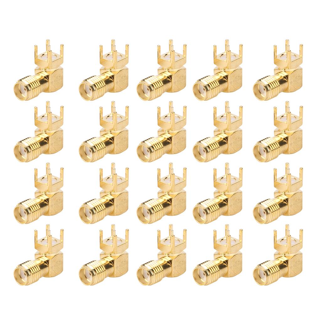 

20Pcs SMAKWE RF Connector Half Thread DTU Wireless Data Transmission Smart Light Module Connect