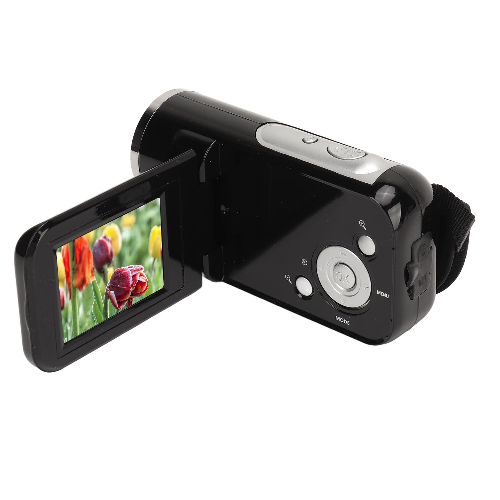 

2-дюймова відеокамера Handycam 1080P HD з 16-мегапіксельним 16-кратним цифровим зумом для дітей, підлітків, студентів, початківців та людей похилого віку