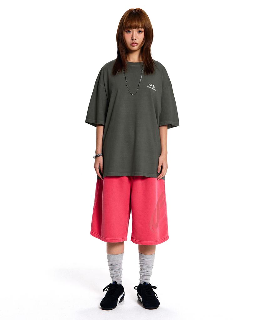 FILLUMINATE Tag Logo Pigment T-Shirt - 3 Colors