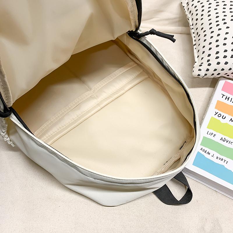 Mochila Escolar para Estudiantes de Gran Capacidad Mochila para Exteriores de Nailon Ligera Mochila de Viaje