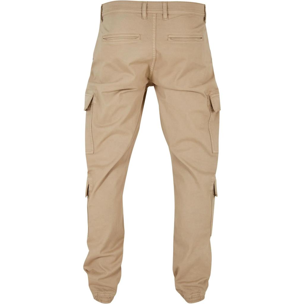 Urban Classics Mens Twill Double Pocket Cargo Jogging Bottoms