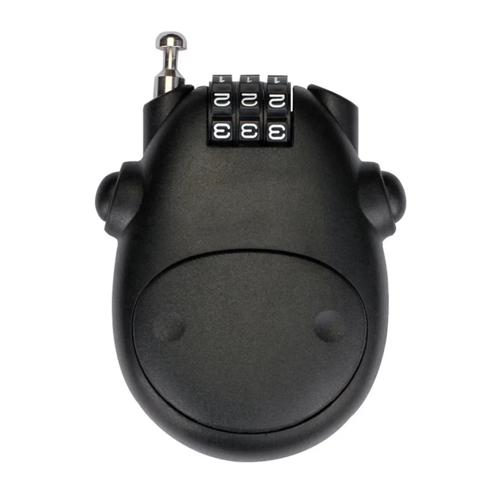 

Helmet Coded Lock Telescopic Steel Cable Motorbike Combination Padlock Anti-theft Password Wheel Locking
