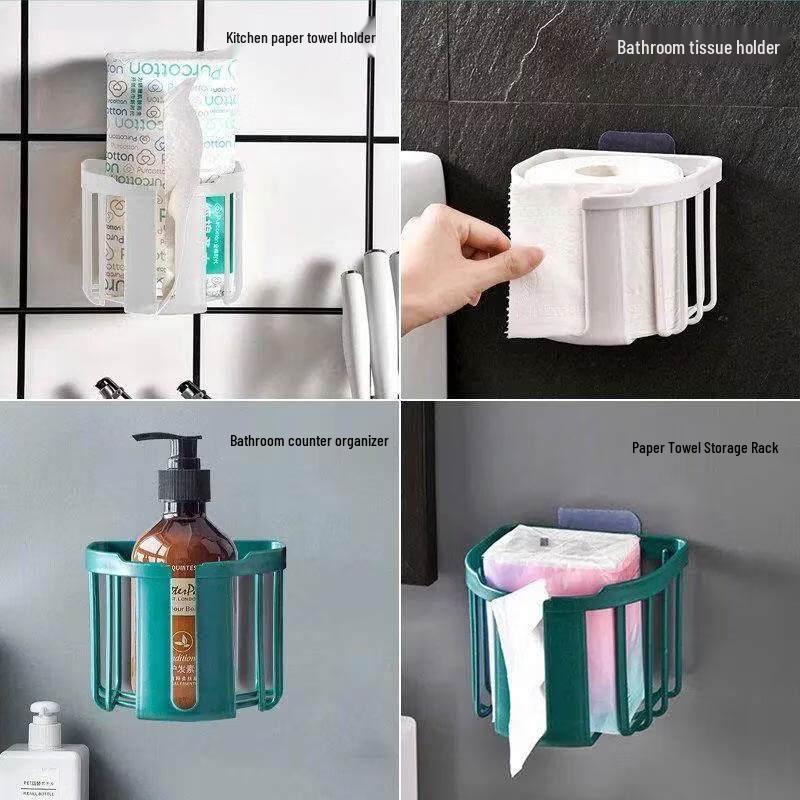LIEI Punch-Free Countertop Toilet Paper Holder
