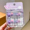 Cartoon Children's Wearable Nail Art Patches - Sweet and Cool Styled False Nails for a High-End Manicure