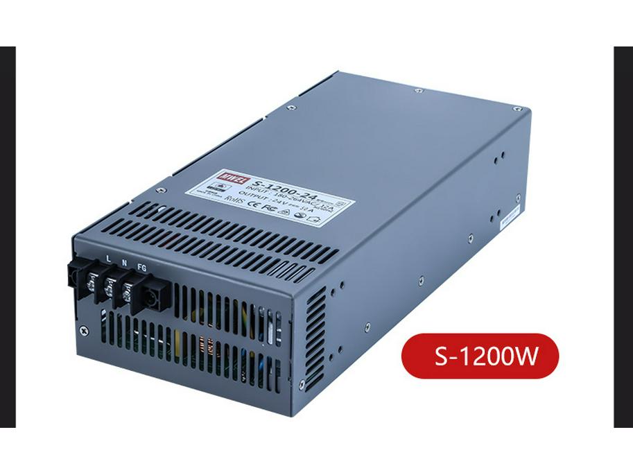 Mingwei 12V/24V/36V/48V Switching Power Supply Box: 220V To DC Transformer Module, 5A/10A/20A