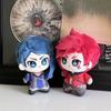 League Of Legends Arcane Vi And Caitlyn 10cm Cotton Plush Doll Pendant Anime Figure Stuffed Toy Gift For Kids Decor