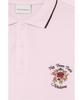 DROLE DE MONSIEUR Polo Piqu Slogan Rose D0Tps26203Pil
