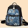 Backpack Women's Printed Oxford Bag Large Capacity Travel Backpack