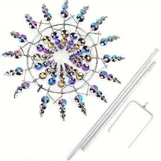 Einzigartige und magische Windmühle, kinetische Windskulpturen & Spinner, 3D-Windspinner, bezaubernder Windspinner für Hof und Garten, Windfänger