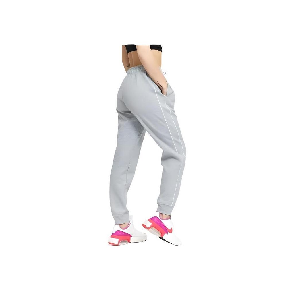 Nike Logo Print Drawstring Joggers Women Bottoms Grey CZ8340-063