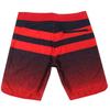 Men's Quick-Dry Waterproof Stripe Surf Shorts with 4-Way Stretch for Fitness and Beach