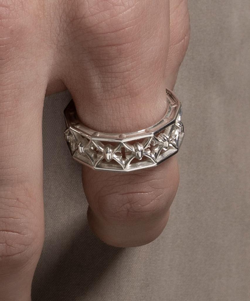 Vivus Ventana Bold Silver Ring