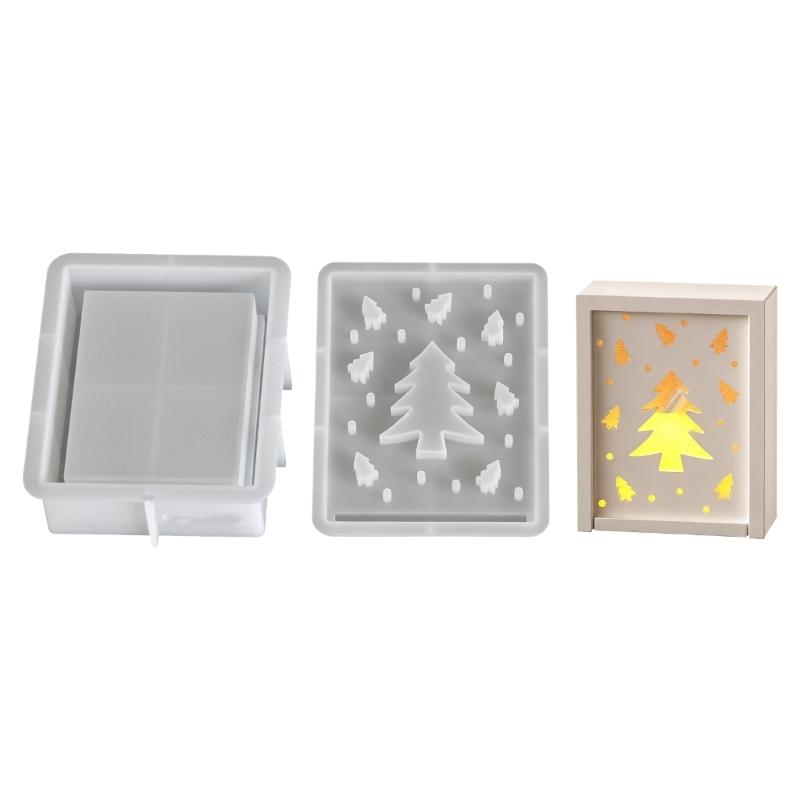

Efficient Silicone Holiday Molds Heat Resistant For Resin Candle Soap Making Christmas Party Decoration Crafts