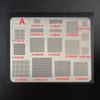 1/3 Piezas de alta calidad Plantilla Universal BGA Reballing agujero cuadrado Calentamiento directo Plantilla BGA para Teléfono móvil portátil CPU IC Chip
