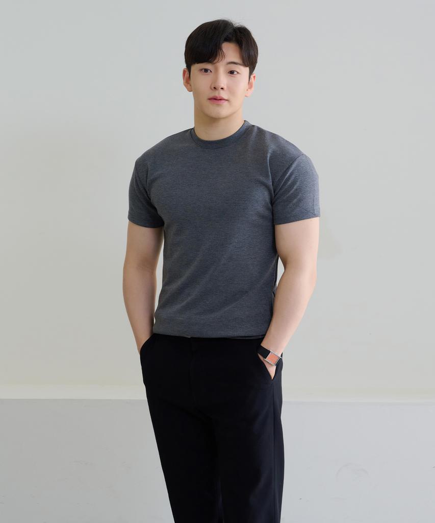 HECKCOOLNAM Men'S Muscle Fit Short Sleeve T-Shirt With Premium, Stretchy Fabric That Makes Shoulders Look Broader