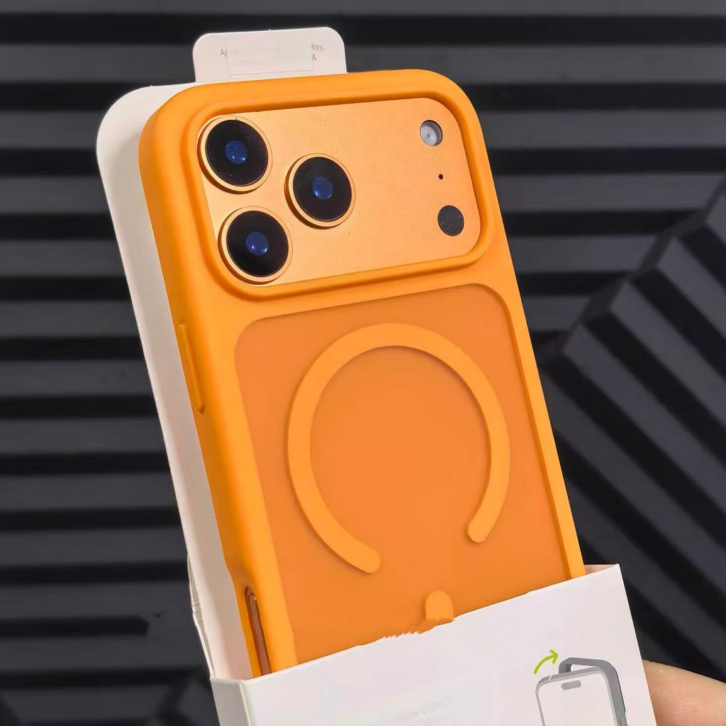 Matte Skin Feel Magnetic Phone Case For iPhone 17 Air 16 15 14 13 12 Pro Max Plus For Magsafe Shockproof Cover