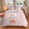 3Pcs Kawaii Friends Together Bedding Sets For All Sizes New 3D Printed Bed Cover Comforter Duvet Cover Pillowcase Bedroom Decoration