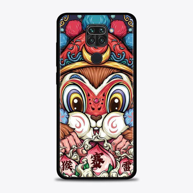 Case For Xiaomi Redmi Note 11 10 9 8 7 Pro Max 9t 8t 9s Cover For Redmi 10 9 8 9c 9a 8a 7a Funny Animal Panda Tiger Art