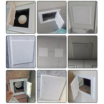 Inspection Port White Access Panel Door Plastic Removable Inspection Hole Wall Access Doors Doors Wall Ceiling