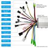 Ebike Brushless Motor Controller 500W 22A 36V 48V with S866 LCD Color Display Set for Electric Mountain Bike Scooter Accessories