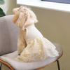 Star Mesh Puppy Princess Dress Korean Style Suspender Skirt Sweet Pet Clothing Holiday