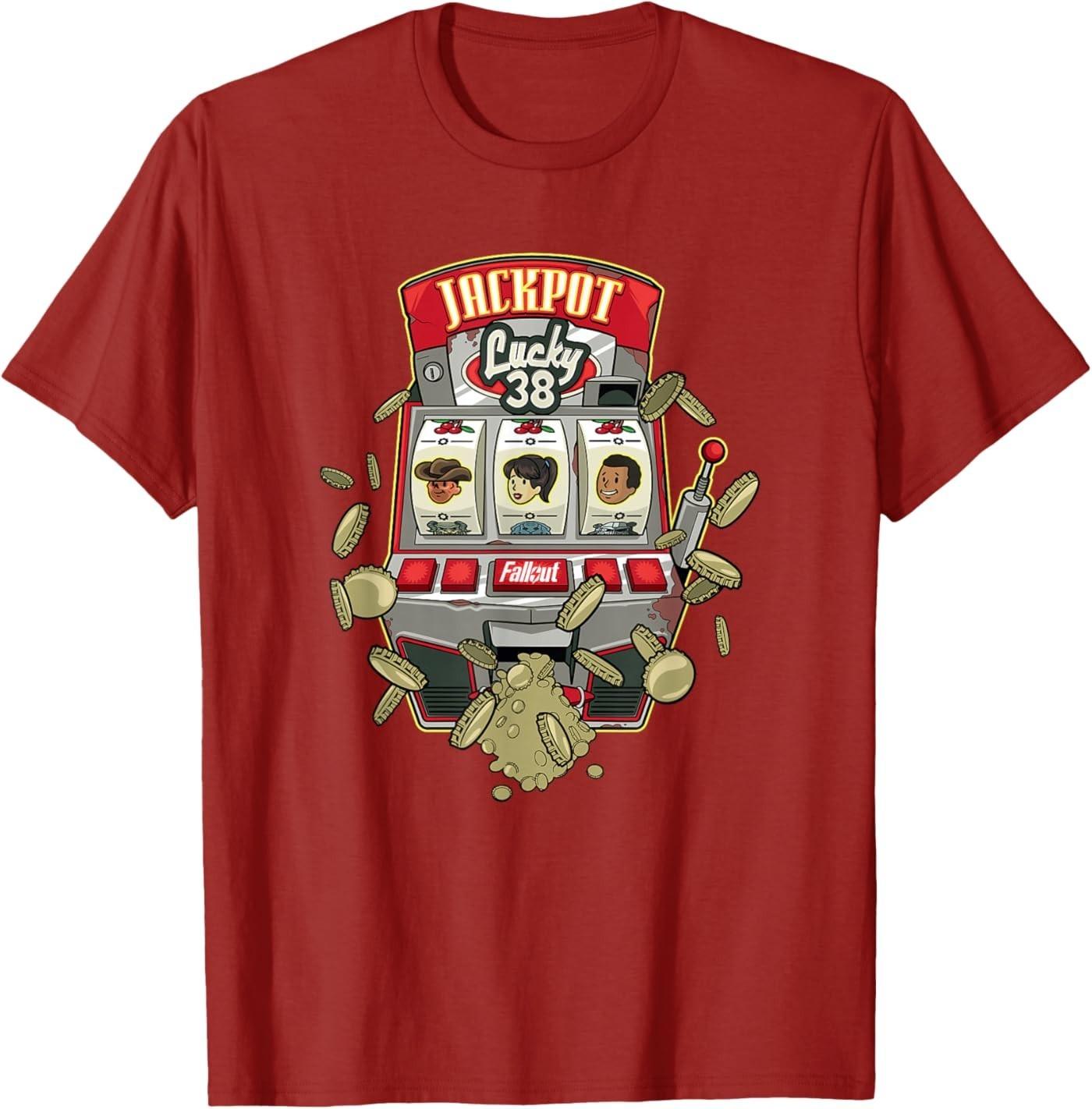 Fallout - Jackpot Unisex T-Shirt S разноцветный