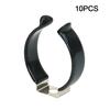 10PCS Spring Terry Clips Narrow Base Tool Spring Terry Clips Heavy Duty Clamps Pipes Hardware Accessories Storage Hangers Set