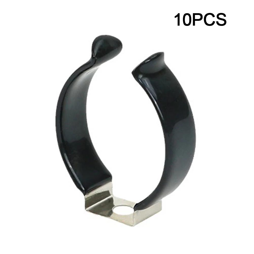 

10PCS Spring Terry Clips Narrow Base Tool Spring Terry Clips Heavy Duty Clamps Pipes Hardware Accessories Storage Hangers Set 20mm