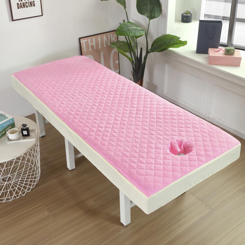 Thicken Beauty Salon Bed Sheet Skin-Friendly Mattress Massage SPA Treatment Bed Table Cover Anti-slip Bedspread With Hole