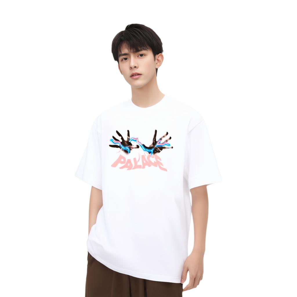 Palace Hands On T-Shirt White Unisex Tops P27TS331